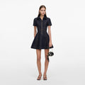 Indigo Denim Collared Mini Dress