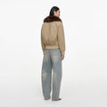Bleached Wash Jeans