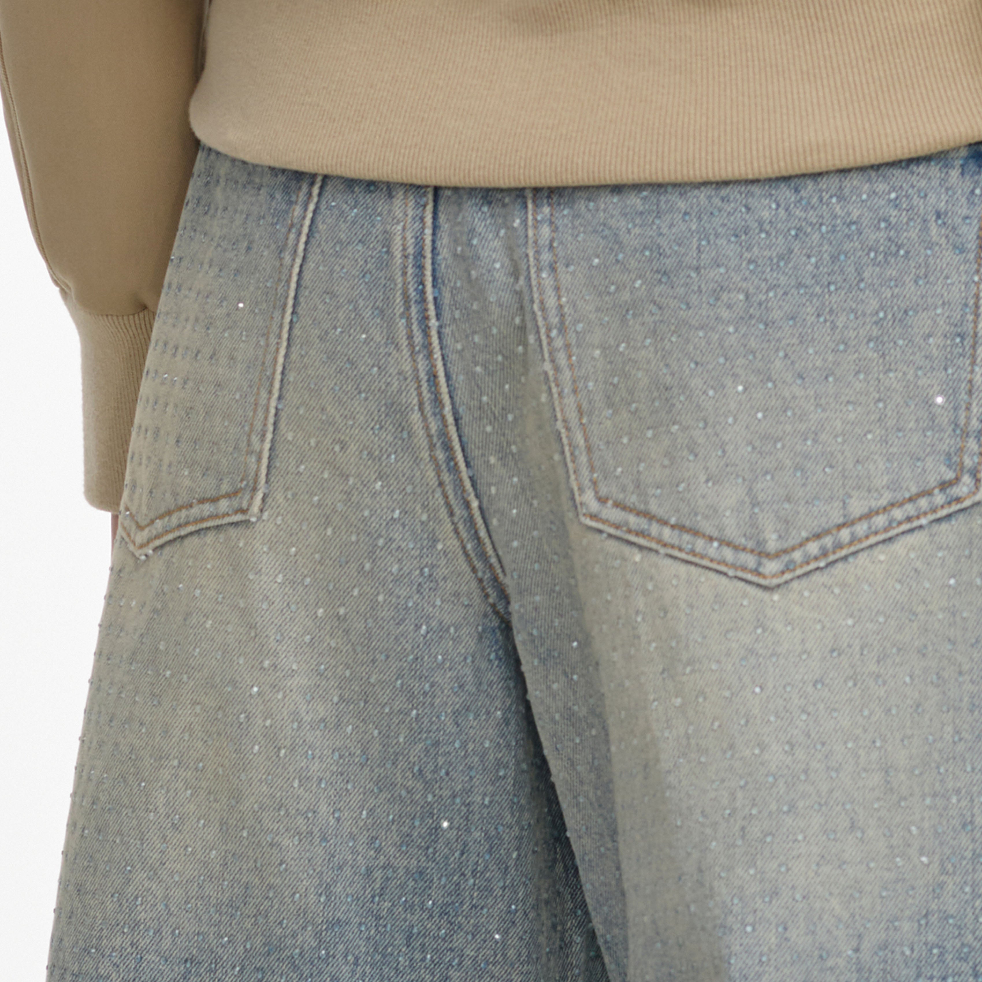 Bleached Wash Jeans