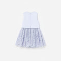 Lilac Satin Lace Dress