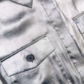 Silver Metallic Crinkle Shirt