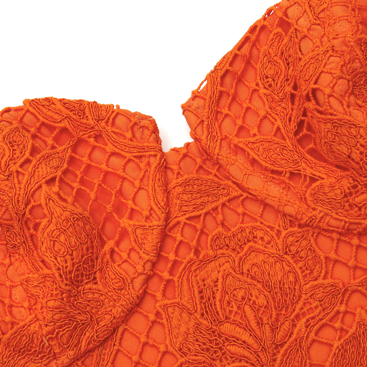 self portrait orange lace dress Self Portrait Azaelea Floral-Lace Midi Dress