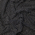Black Rhinestone Bardot Midi Dress