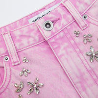 Pink Embellished Jeans