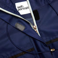 Navy Nylon Windbreaker