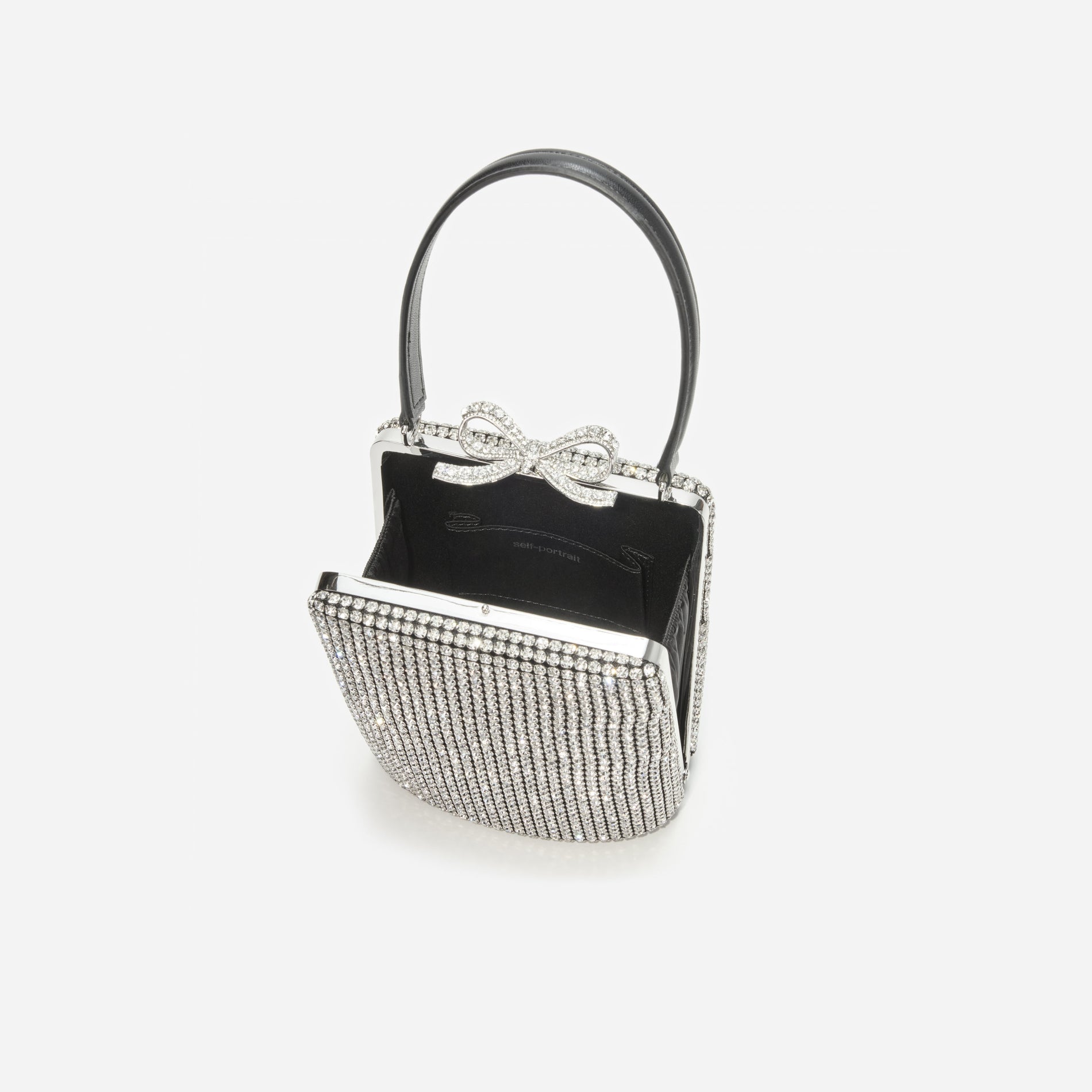A photo of the Silver Crystal Fishnet Bag