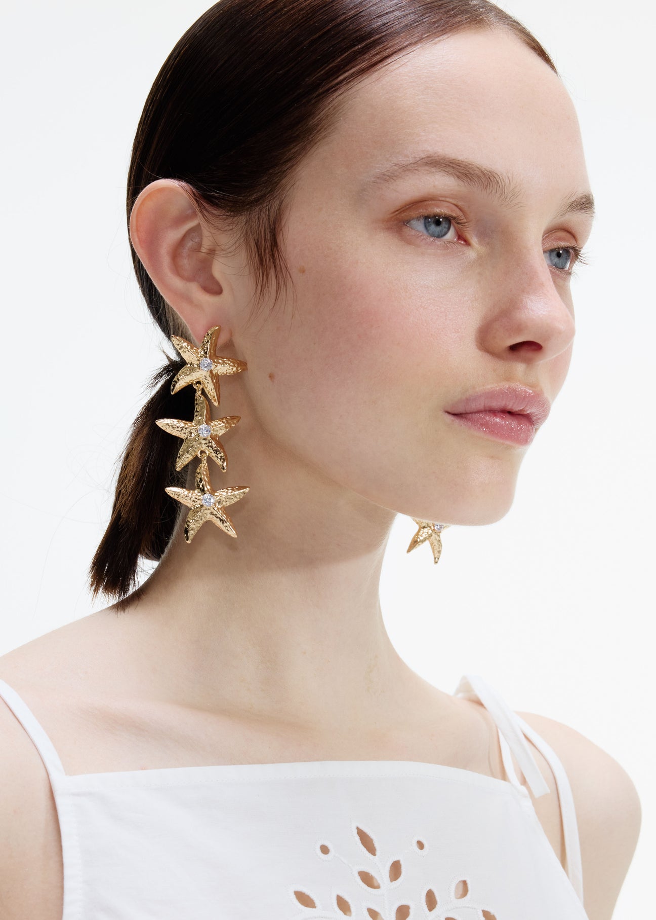 Mottled Sea Star Bracelet in Gold