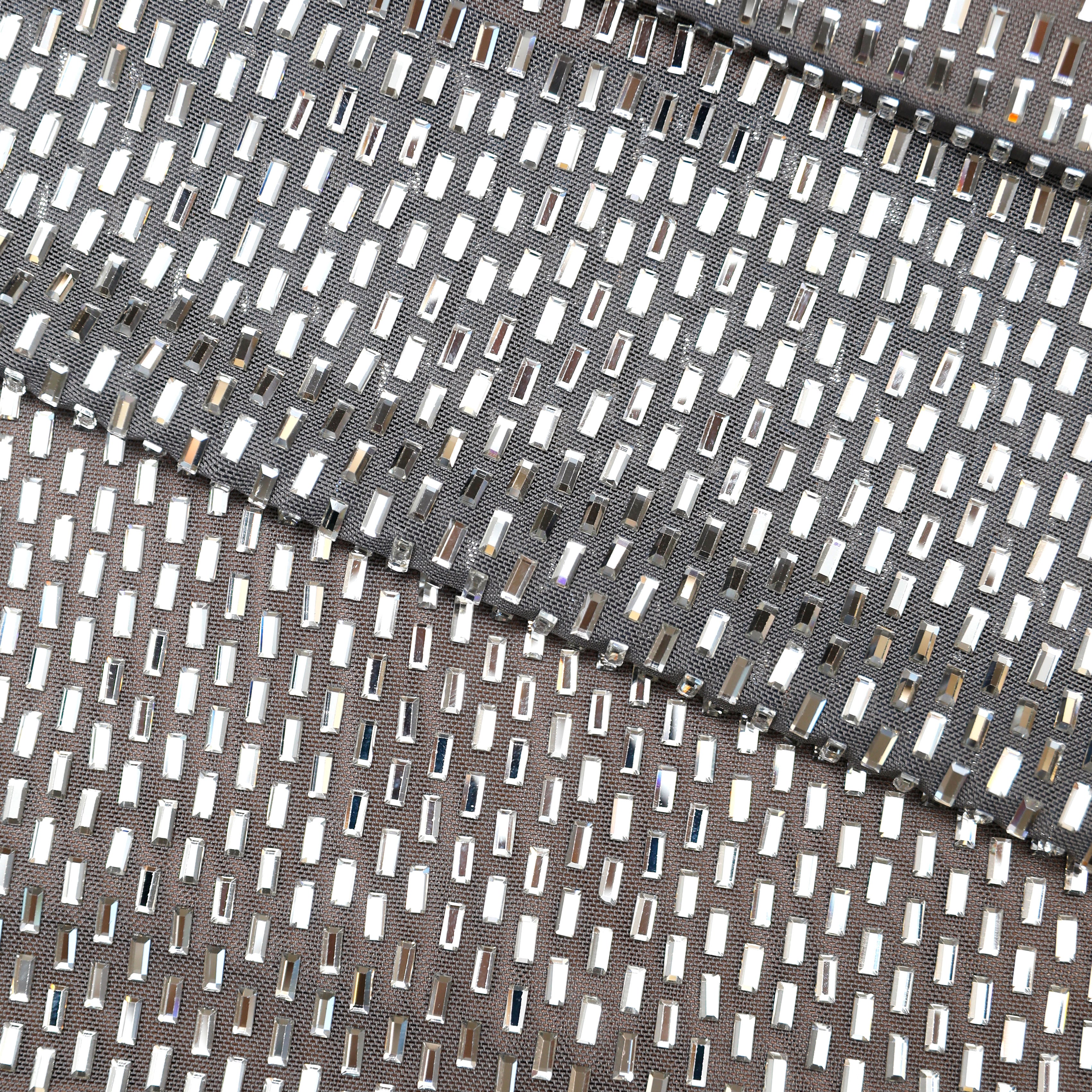 Grey Rhinestone Drape Maxi Dress