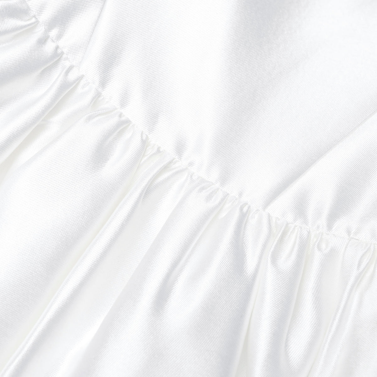 self portrait white taffeta midi dress White Taffeta Strapless Midi Dress – self-portrait