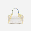 Cream Linen Yellow Floral Mini Bag