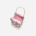 Pink Multi Crystal Mini Bow Bag