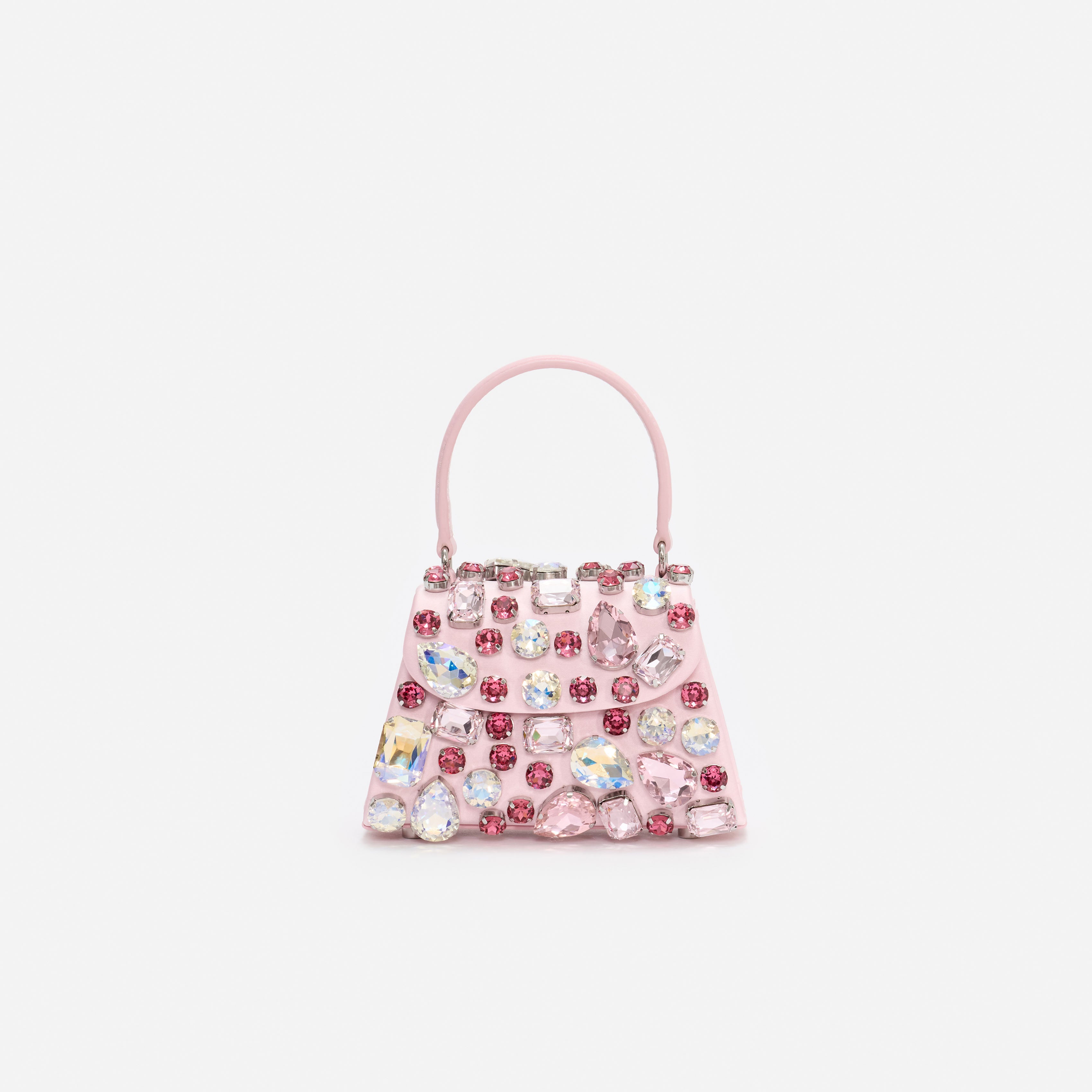 Pink Multi Crystal Mini Bag – self-portrait
