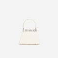 Cream Multi Crystal Mini Bag