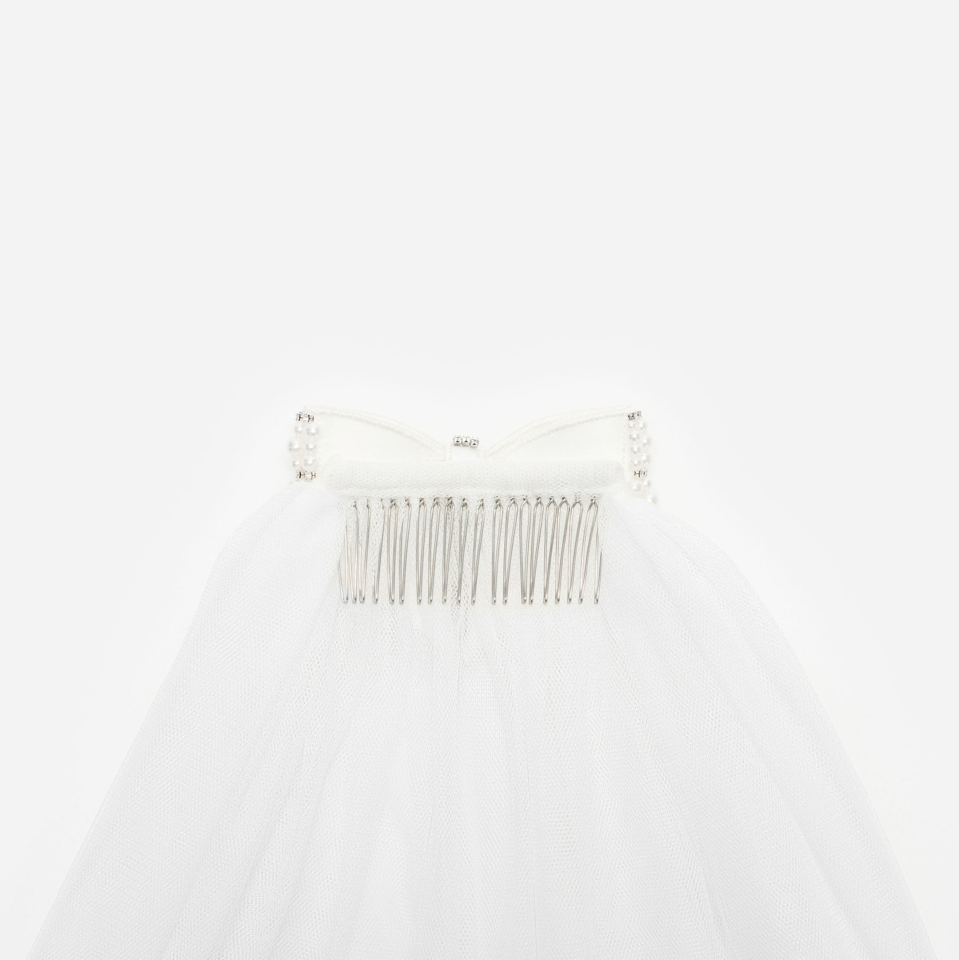 Embellished Bow Veil