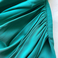 Dark Green Iris Midi Dress