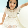 Ivory Blossom Sequin Dress