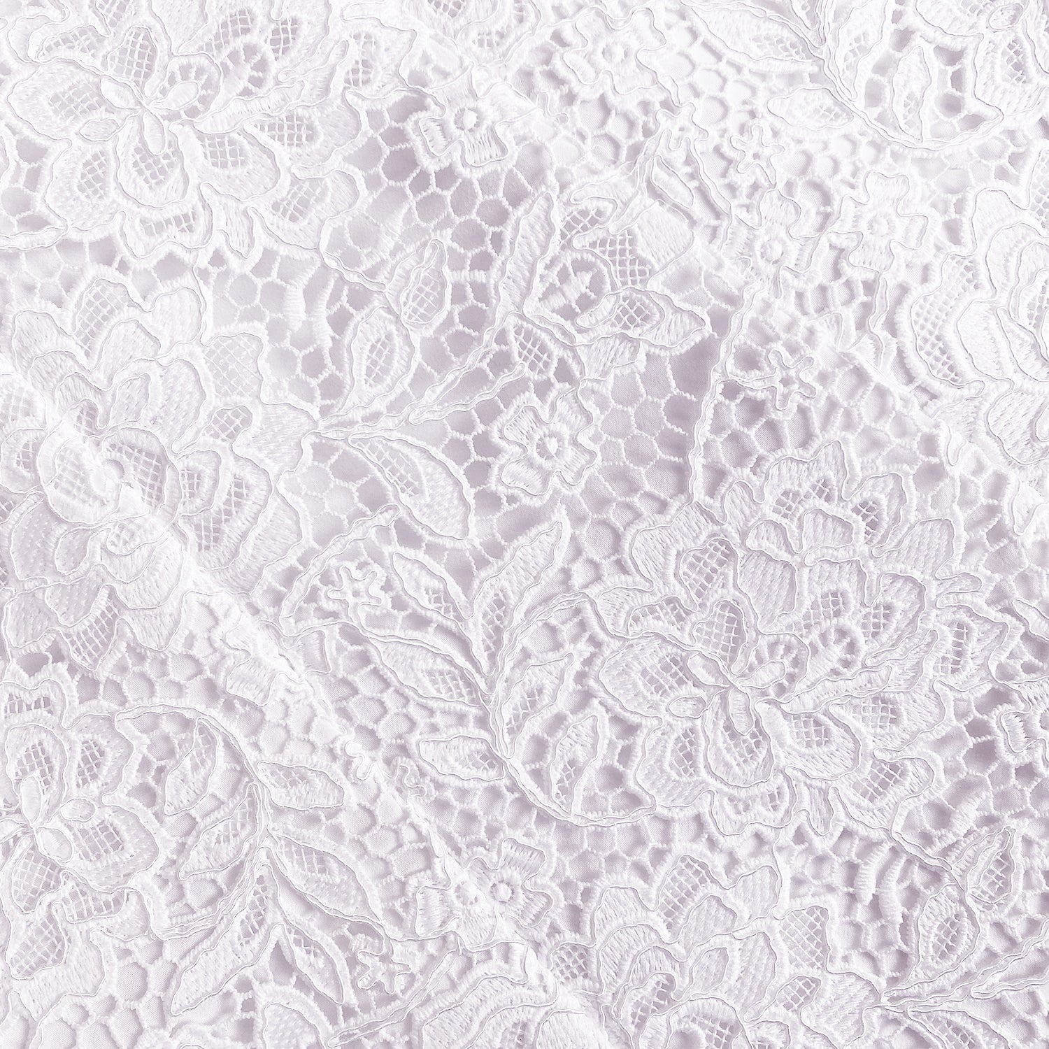 White Cord Lace Crossover Midi Dress | self-portrait