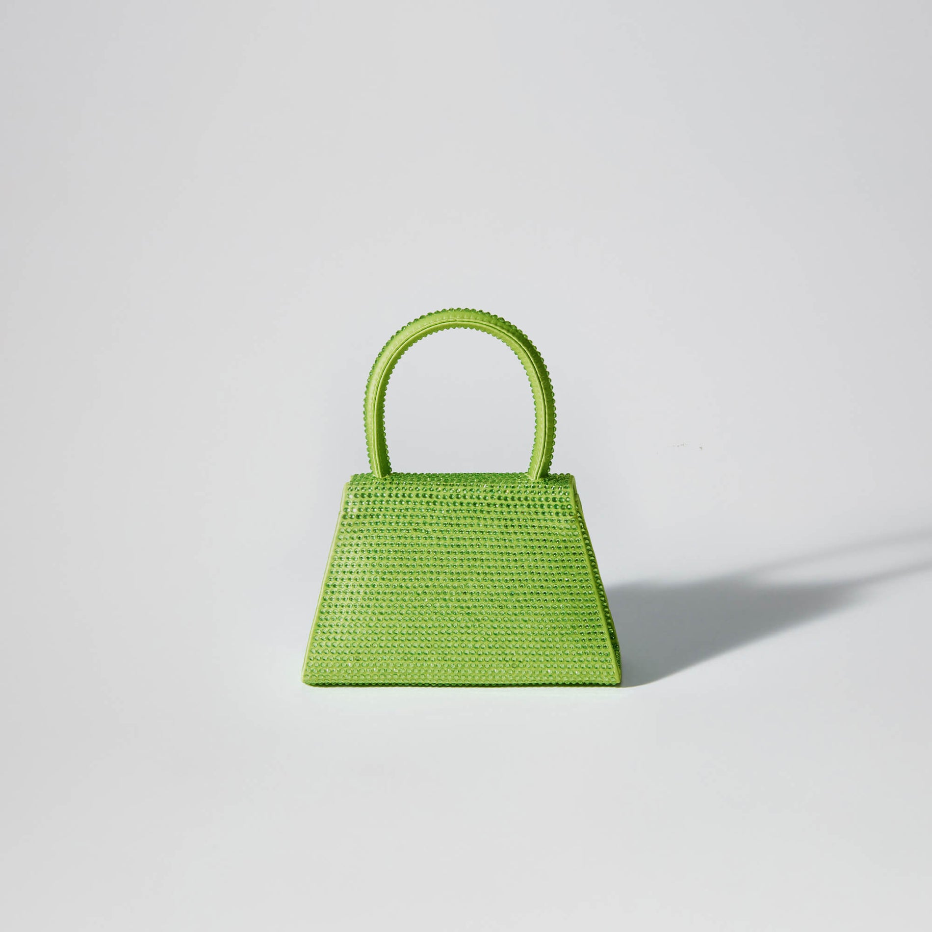 The Bow Micro in Lime Rhinestone
