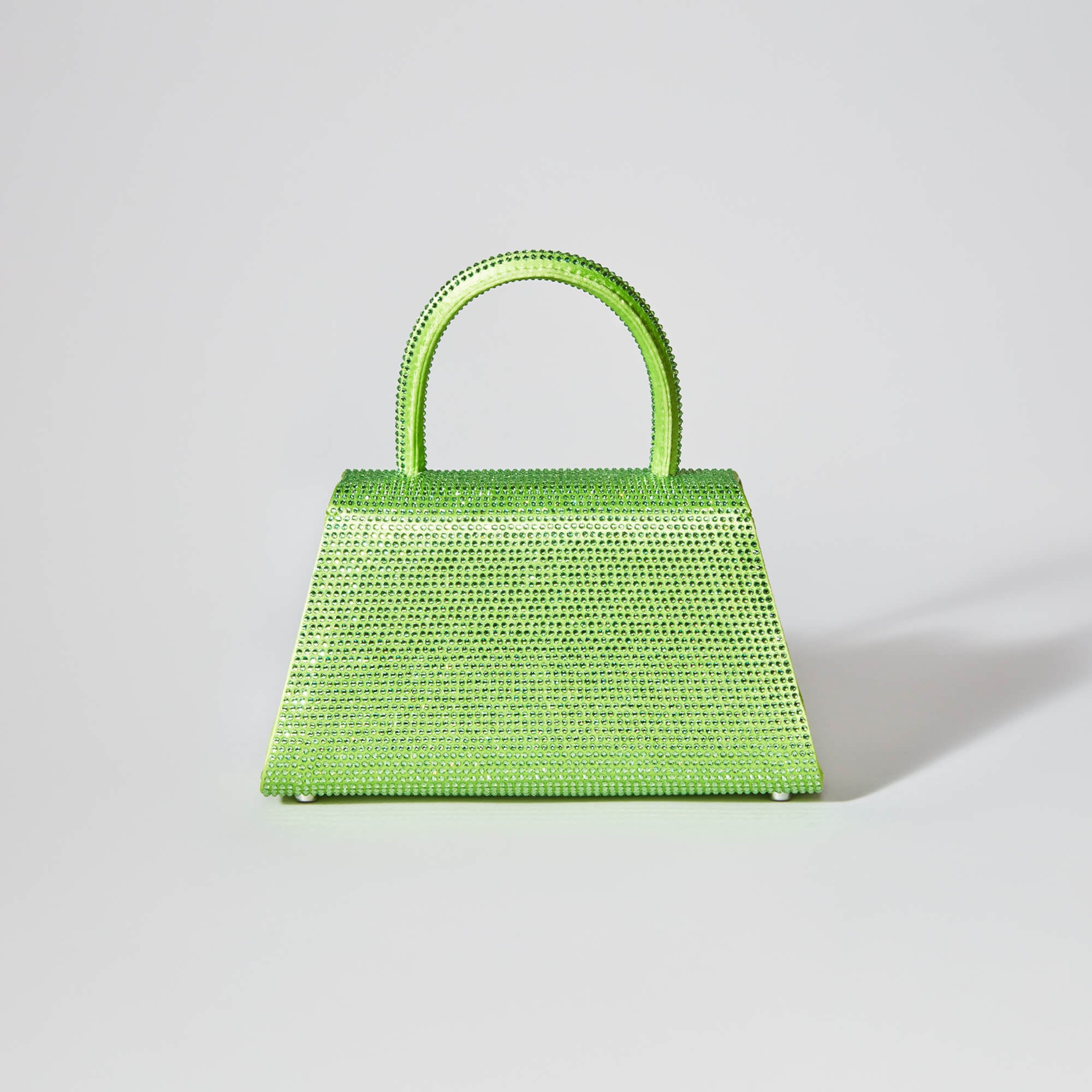 The Bow Mini in Lime Rhinestone