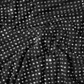 Black Rhinestone Mesh Shirt