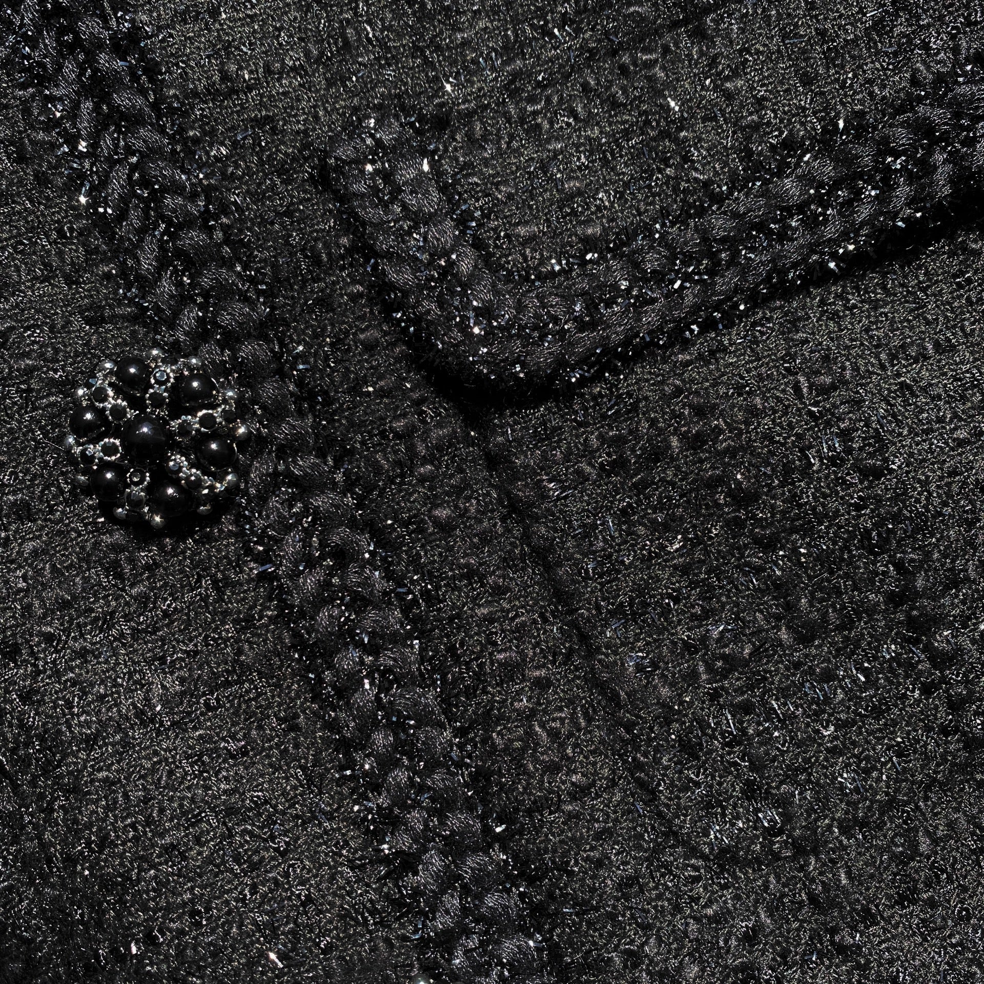 메탈릭 부클레 테일러드 재킷