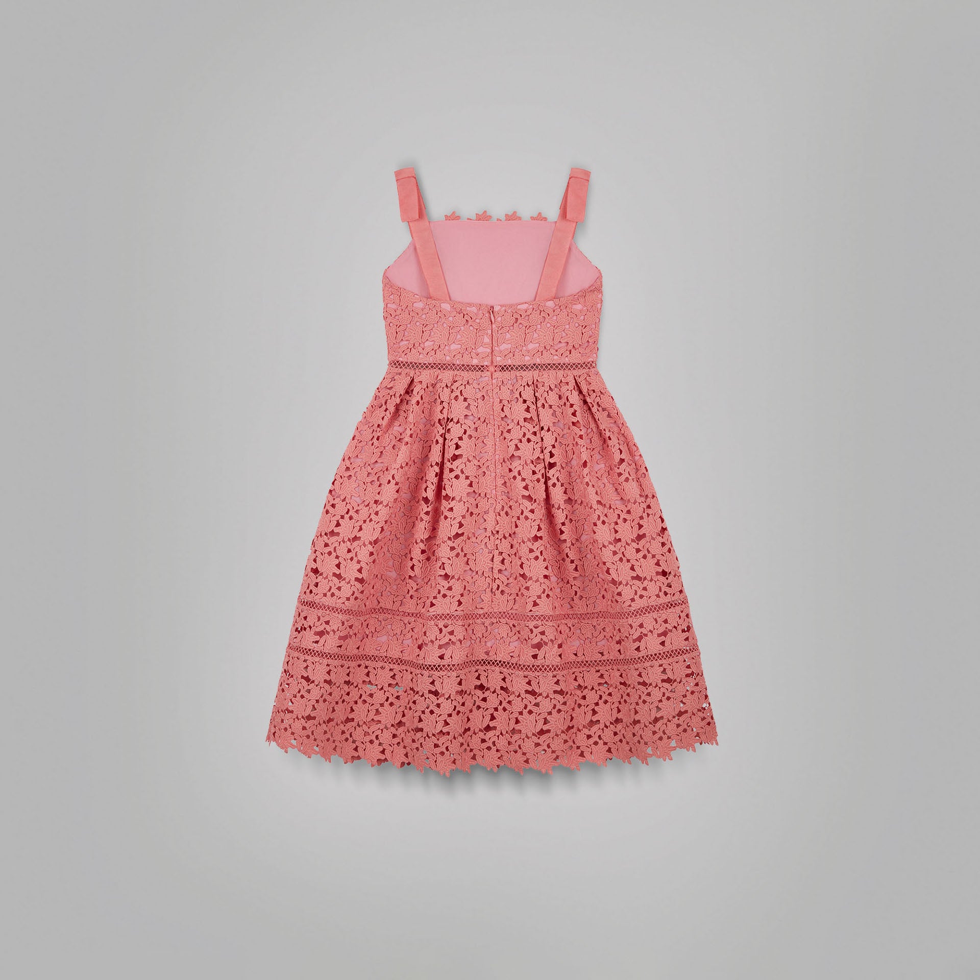 Pink Azaelea Bow Detail Midi Dress